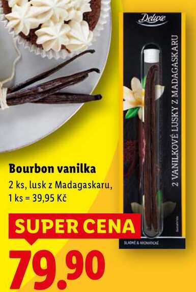 Bourbon vanilka, 2 ks
