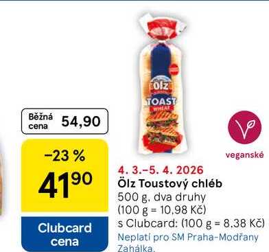 Ölz Toustový chléb, 500 g