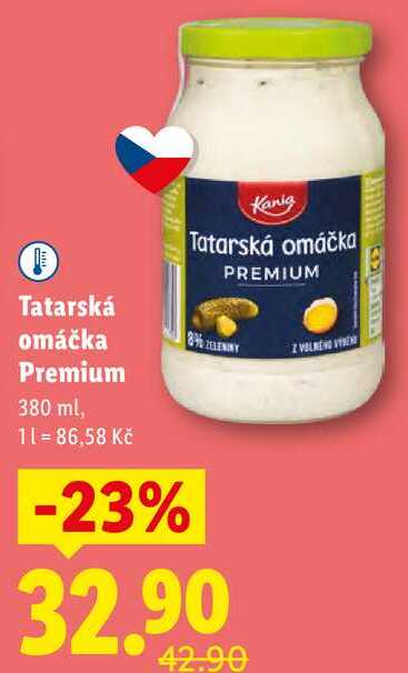 Tatarská omáčka Premium, 380 ml