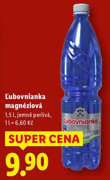 Ľubovnianka magnéziová, 1,5 l