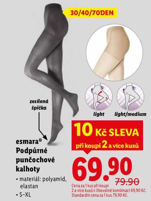 esmara Podpůrné punčochové kalhoty