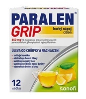 PARALEN GRIP® horký nápoj citrón 12 sáčků