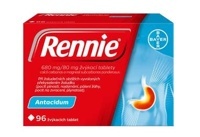 Rennie® 96 žvýkacích tablet