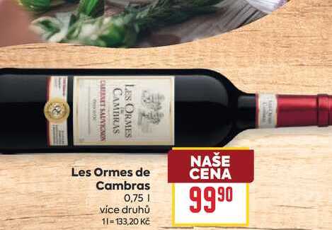Les Ormes de Cambras 0,75l