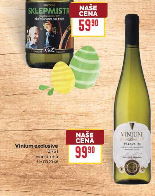 Vinium exclusive 0,75l