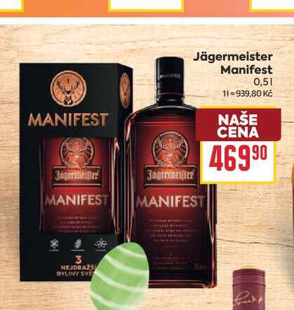 Jägermeister Manifest 0,5l