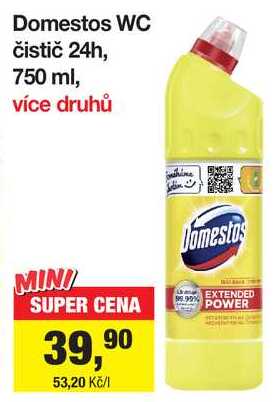 Domestos WC čistič 24h, 750 ml