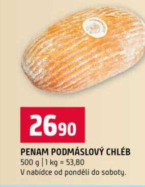 PENAM PODMÁSLOVÝ CHLÉB 500 g