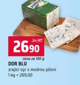 DOR BLU zrající sýr s modrou plísni 100g