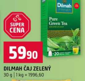 DILMAH ČAJ ZELENÝ 30 g