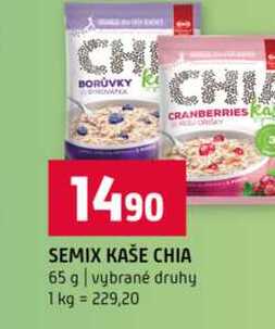 SEMIX KAŠE CHIA 65 g vybrané druhy 
