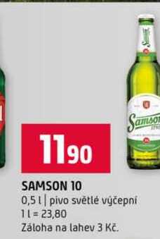 Samson 0,5l pivo světlé výčepní 