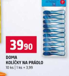 DOMA KOLÍČKY NA PRÁDLO 10 ks