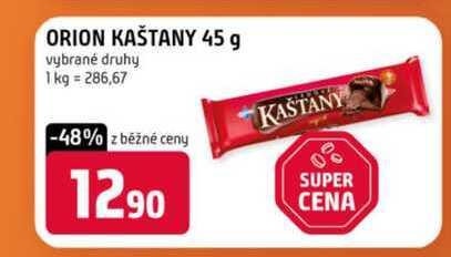 ORION KAŠTANY 45 g vybrané druhy