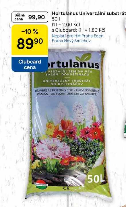 Hortulanus Univerzální substrát, 50 l