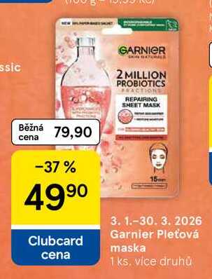 Garnier Pleťová maska, 1 ks