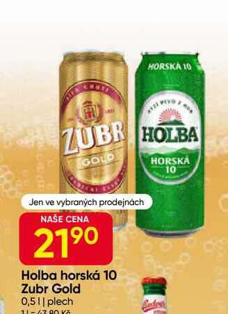 Holba horská 10 0,5l plech