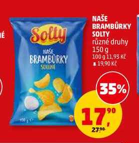 NAŠE BRAMBŮRKY SOLTY, 150 g 