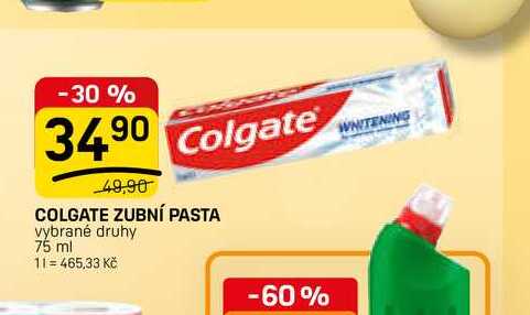 COLGATE ZUBNÍ PASTA vybrané druhy 75 ml 