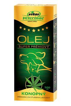 Vitar Veterinae konopný olej 500ml