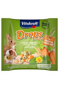 Vitakraft All Rodent pochoutka Carotties Mini Drops 40g