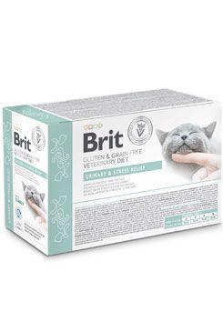 Brit Vd Cat Pouch Fillets In Gravy Urinary Stres12x85g
