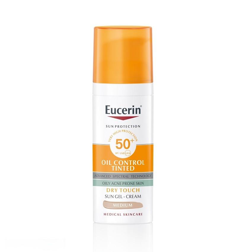 Eucerin Sun Oilcontroltinted SPF50+ tmavý 50ml Lékárna LEMON