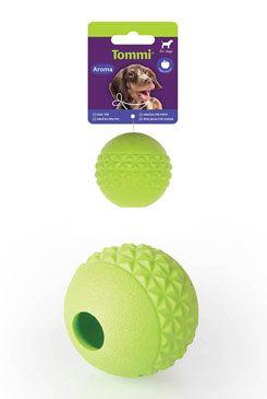 Hračka pes aroma míček vzorovaný 6,5cm