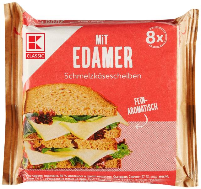 K-Classic Tavený plátkový sýr