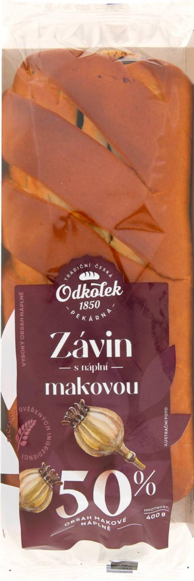 Odkolek Závin s náplní makovou