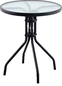 Tesco Stůl se skleněnou deskou Bistro