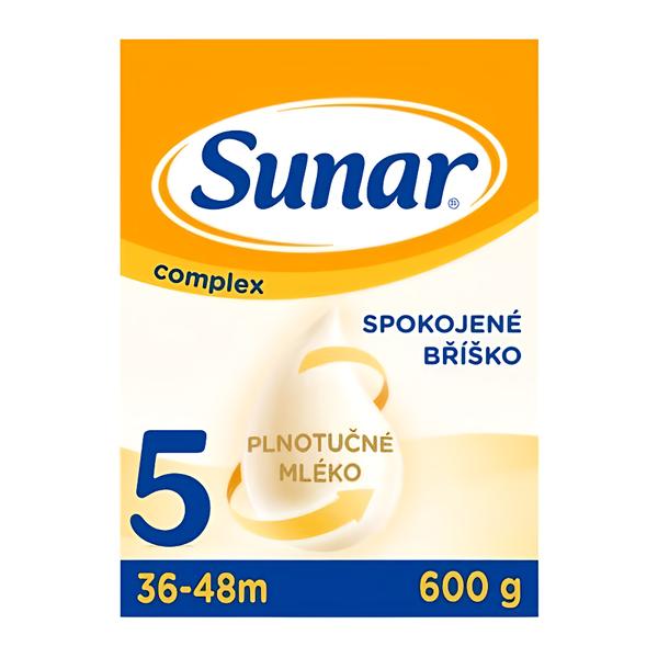 Sunar Complex 5, dětské mléko od uk. 36. měsíce