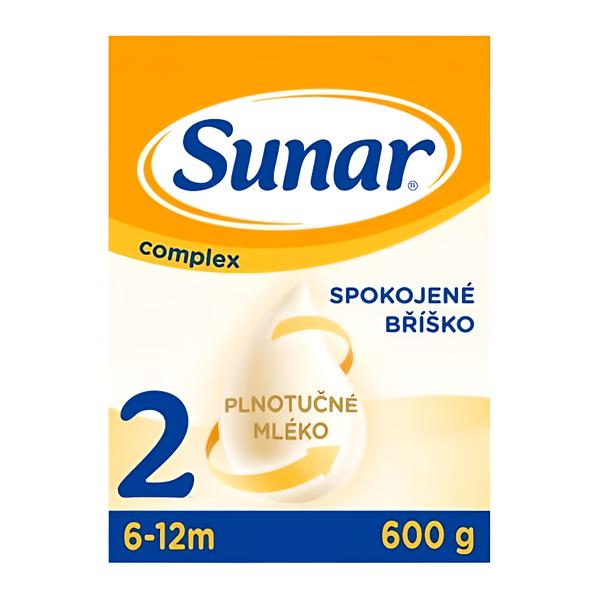 Sunar Complex 2, pokračovací kojenecké mléko od uk. 6. měsíce
