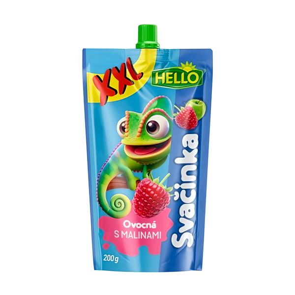 Hello Ovocná svačinka XXL s malinami