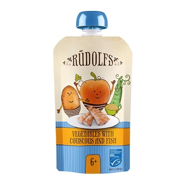 Rudolfs BIO kapsička Zelenina, kuskus, ryba
