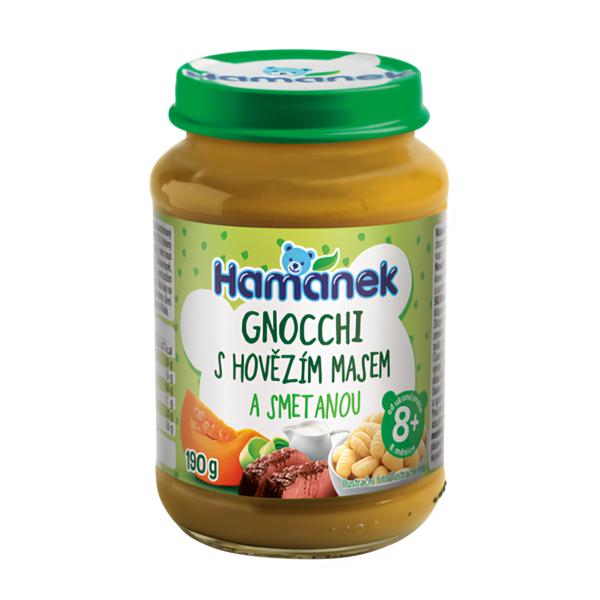 Hamánek Gnocchi s hovězím masem a smetanou