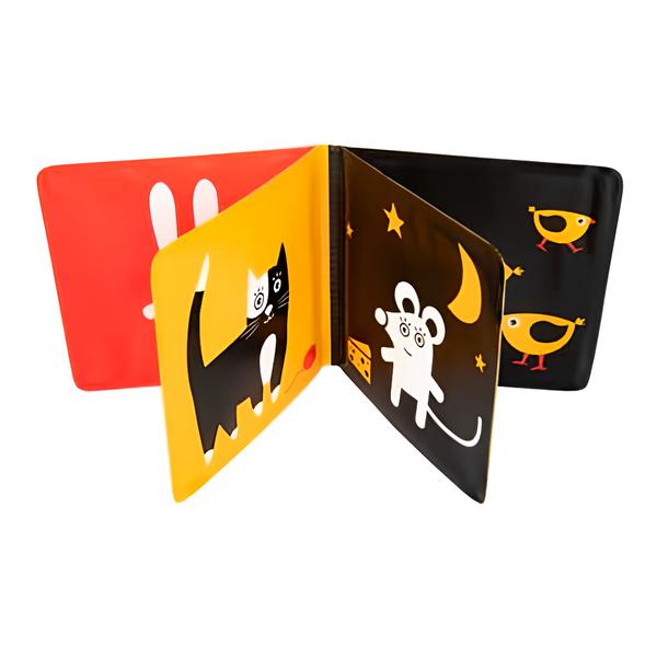 Canpol babies Sensory Toys Měkká knížka pískací