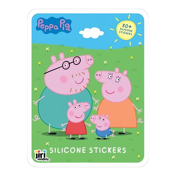 JIRI MODELS Hra se silikonovými samolepkami Prasátko Peppa