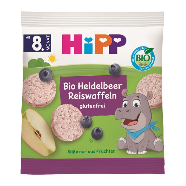 HiPP BIO Borůvkové rýžové oplatky