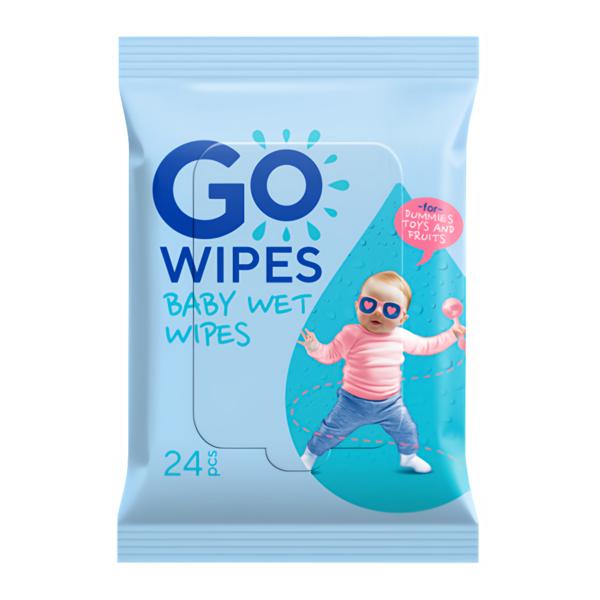 GoWipes Dětské vlhčené ubrousky pro novorozence Košík.cz