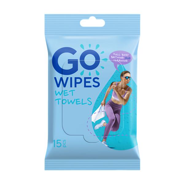 GoWipes Osvěžující vlhčené ručníky pro aktivní životní styl (Sport)