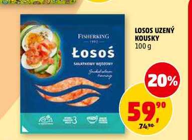 LOSOS UZENÝ KOUSKY, 100 g