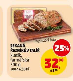 SEKANÁ ŘEZNÍKŮV TALÍŘ, 500 g 