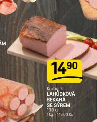 LAHŮDKOVÁ SEKANÁ SE SÝREM 100 g 