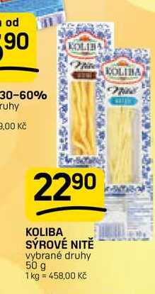 KOLIBA SÝROVÉ NITĚ vybrané druhy 50 g