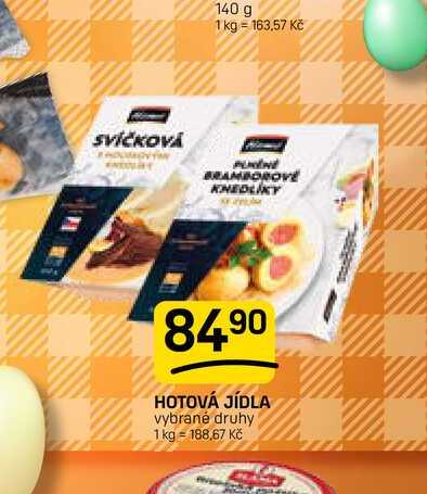 HOTOVÁ JÍDLA vybrané druhy 1 kg