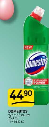 DOMESTOS vybrané druhy 750 ml 