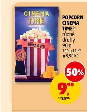 POPCORN CINEMA TIME, 90 g