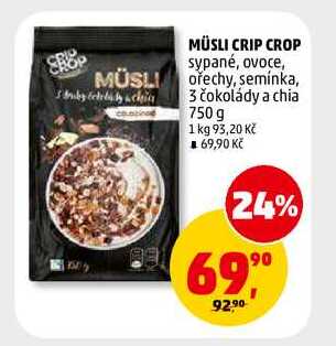 MÜSLI CRIP CROP, 750 g