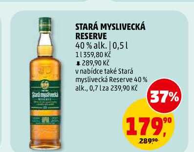 STARÁ MYSLIVECKÁ RESERVE, 0,5 l